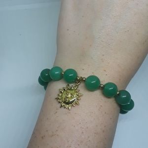 sun charm stretch bracelet